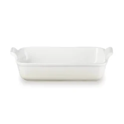 Le Creuset Stoneware Heritage 32cm Rectangular Deep Dish - Meringue