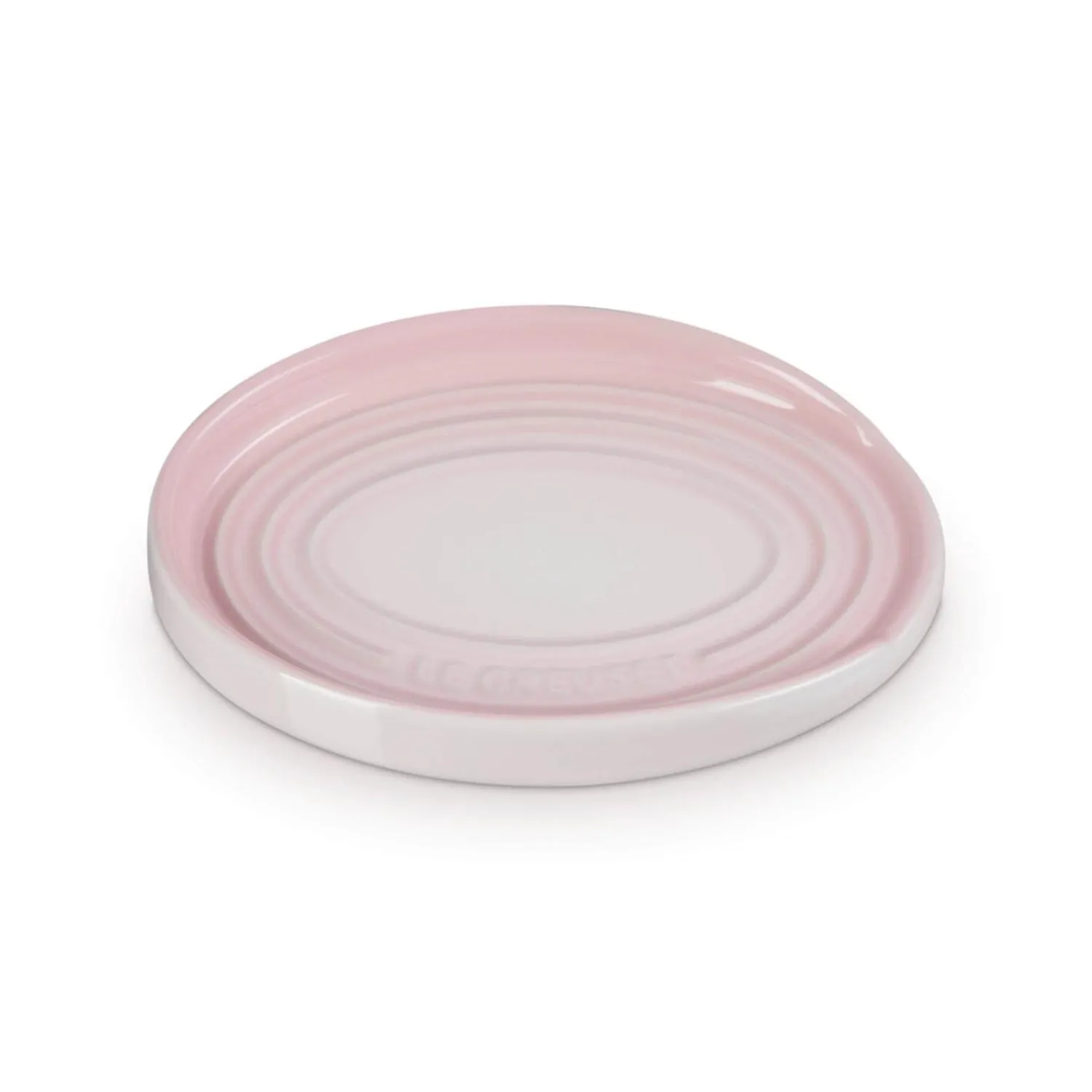 Le Creuset Stoneware Oval Spoon Rest - Shell Pink