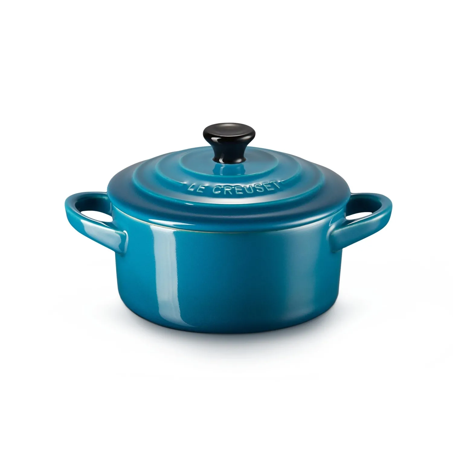 Le Creuset Stoneware Petite Round Casserole - Deep Teal