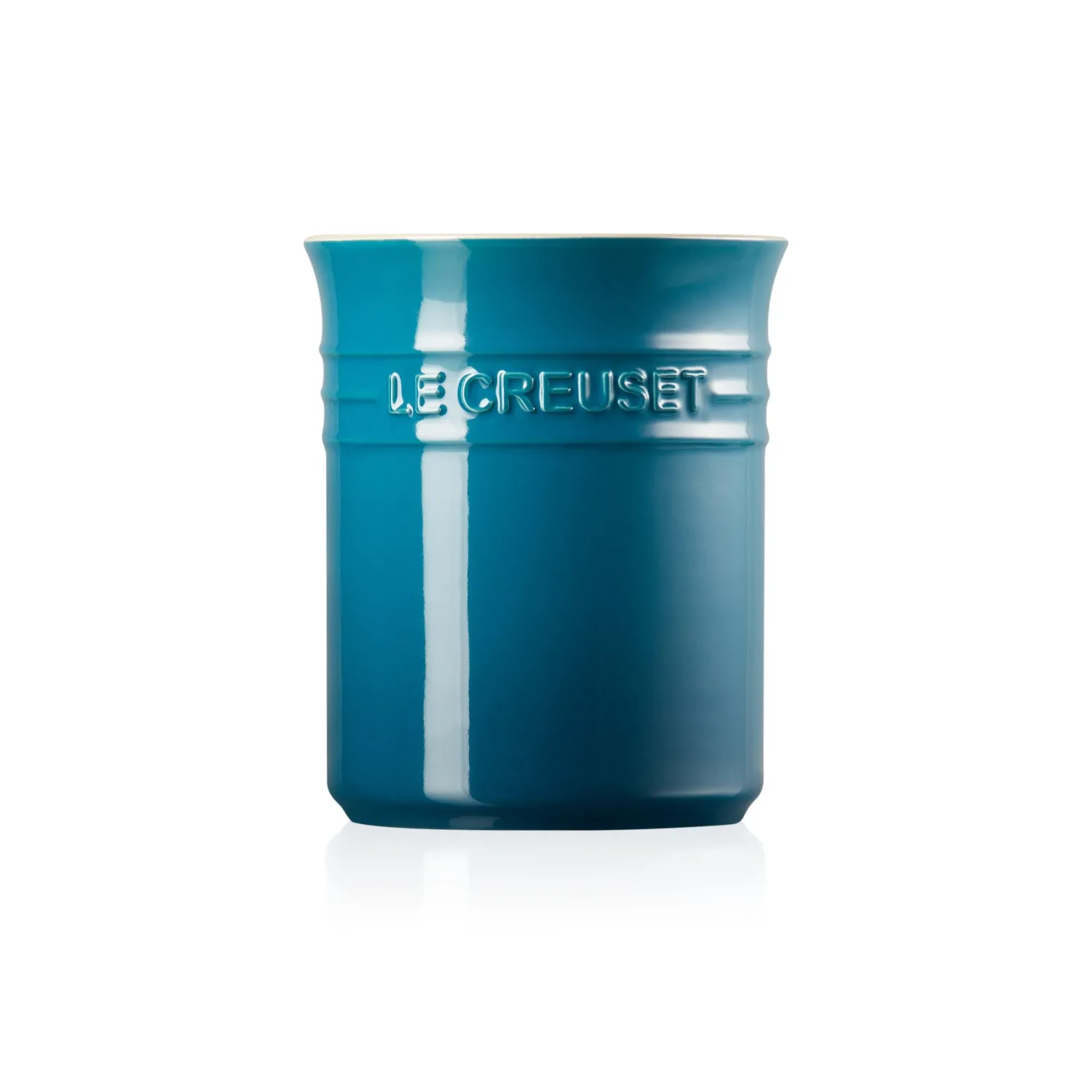 Le Creuset Stoneware Small Utensil Jar - Deep Teal
