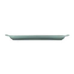 Le Creuset Traditional Cast Iron 32cm Rectangular Grill - Sea Salt