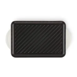 Le Creuset Traditional Cast Iron 32cm Rectangular Grill - Meringue