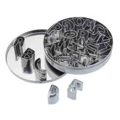 Let's Make Let's Make 26 Alphabet Cookie Cutters With Storage Tin