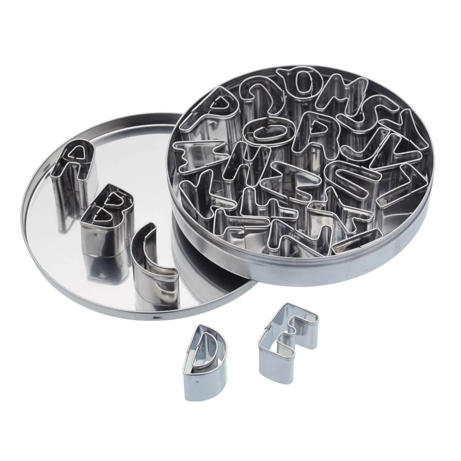 Let's Make Let's Make 26 Alphabet Cookie Cutters With Storage Tin