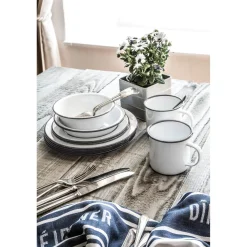 Living Nostalgia Enamel Dinner Plate - 24cm