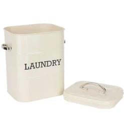 Living Nostalgia Laundry Soap Canister - Cream