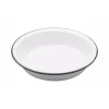 Living Nostalgia Round Enamel Pie Dish - 22cm