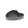 Luxe Kitchen Luxe Bakeware Non-Stick Mini Loose Base Tart Pan - Heart