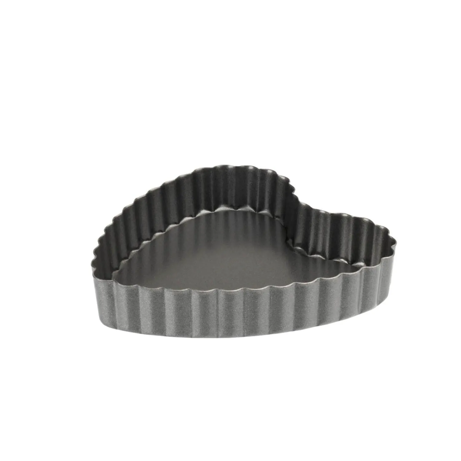 Luxe Kitchen Luxe Bakeware Non-Stick Mini Loose Base Tart Pan - Heart