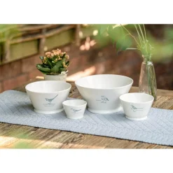 Mary Berry English Garden Small Serving Bowl - Long Tailed Tit