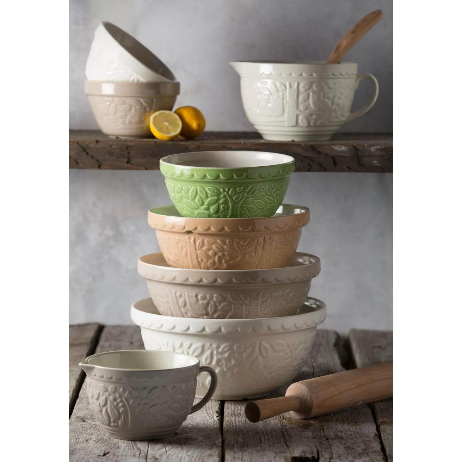 Mason Cash Cane S18 26cm Stoneware Mixing Bowl - Cane