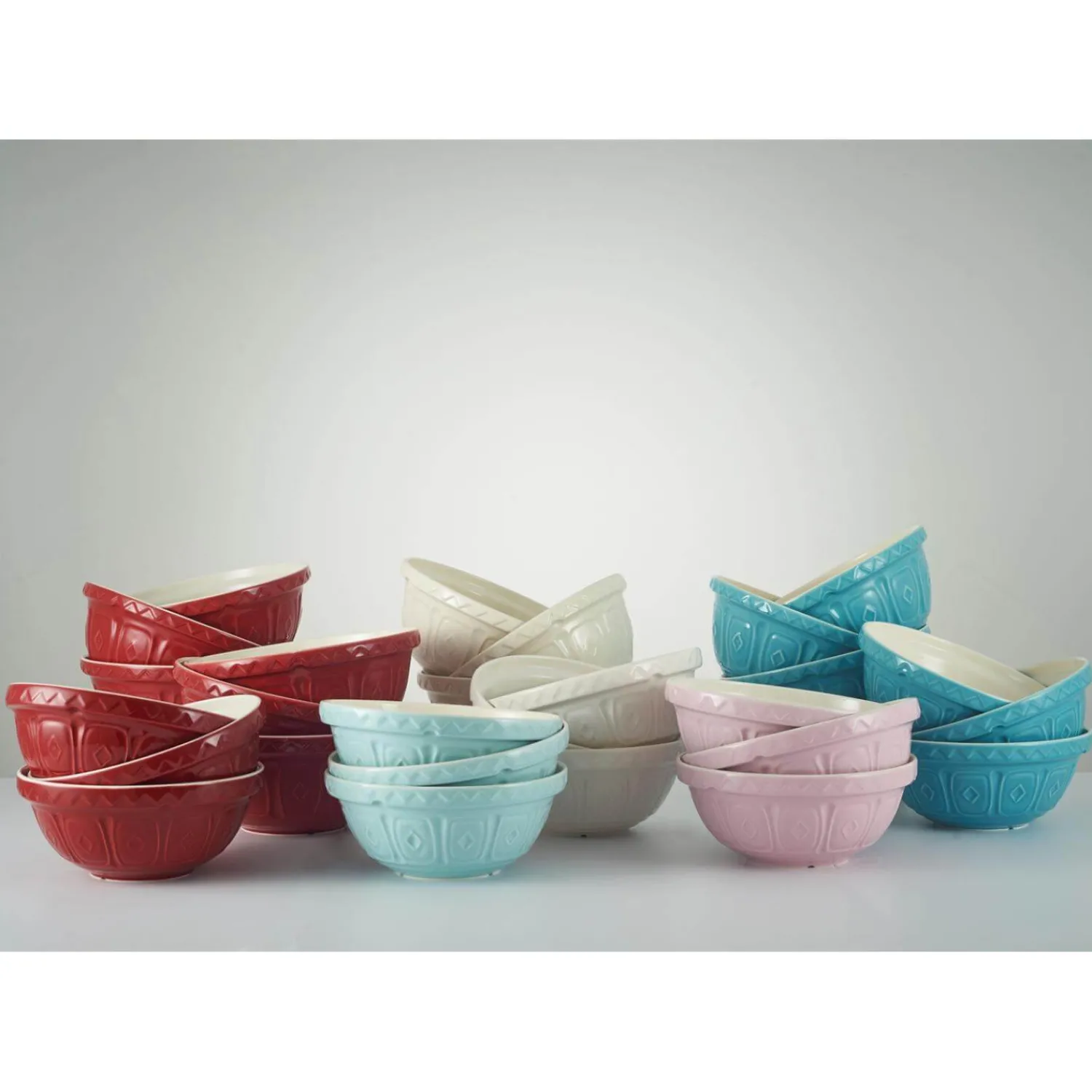 Mason Cash Colour Mix 26cm Stoneware Mixing Bowl - Red