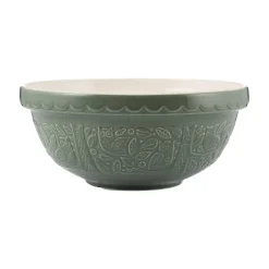 Mason Cash In The Forest 26cm Stoneware Mixing Bowl - Green, Owl