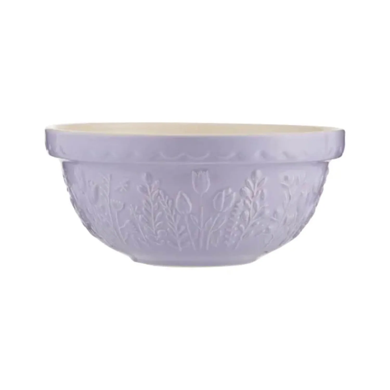 Mason Cash In The Meadow S24 Tulip 24cm Mixing Bowl - Lilac