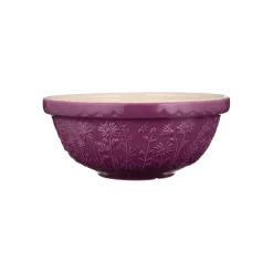 Mason Cash In The Meadow Daisy 26cm Stoneware Mixing Bowl - Berry