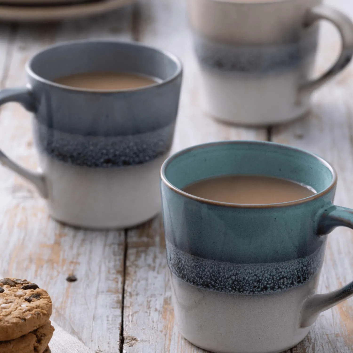 Mason Cash Reactive Fade 400ml Stoneware Mug - Cream