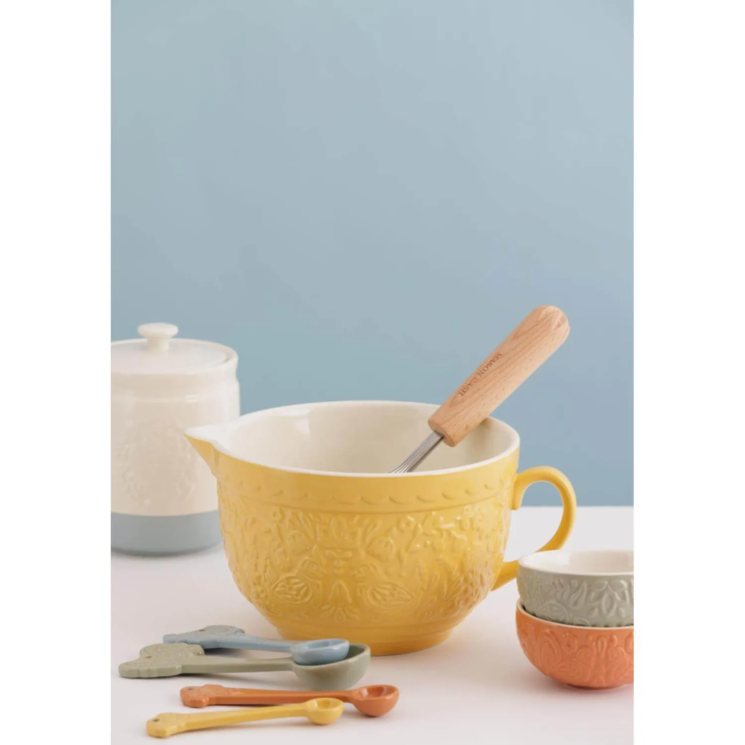 Mason Cash Stoneware Home To Roost Batter Bowl - Yellow