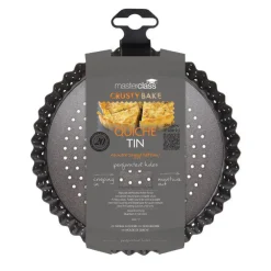 MasterClass Crusty Bake Non-Stick Quiche Tin - 18cm