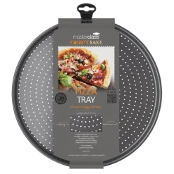 MasterClass Crusty Bake Round Non-Stick Pizza Tray - 32cm