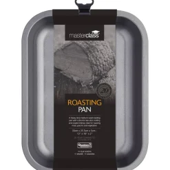 MasterClass Non-Stick Rectangle Sloped Roasting Pan - 33cm