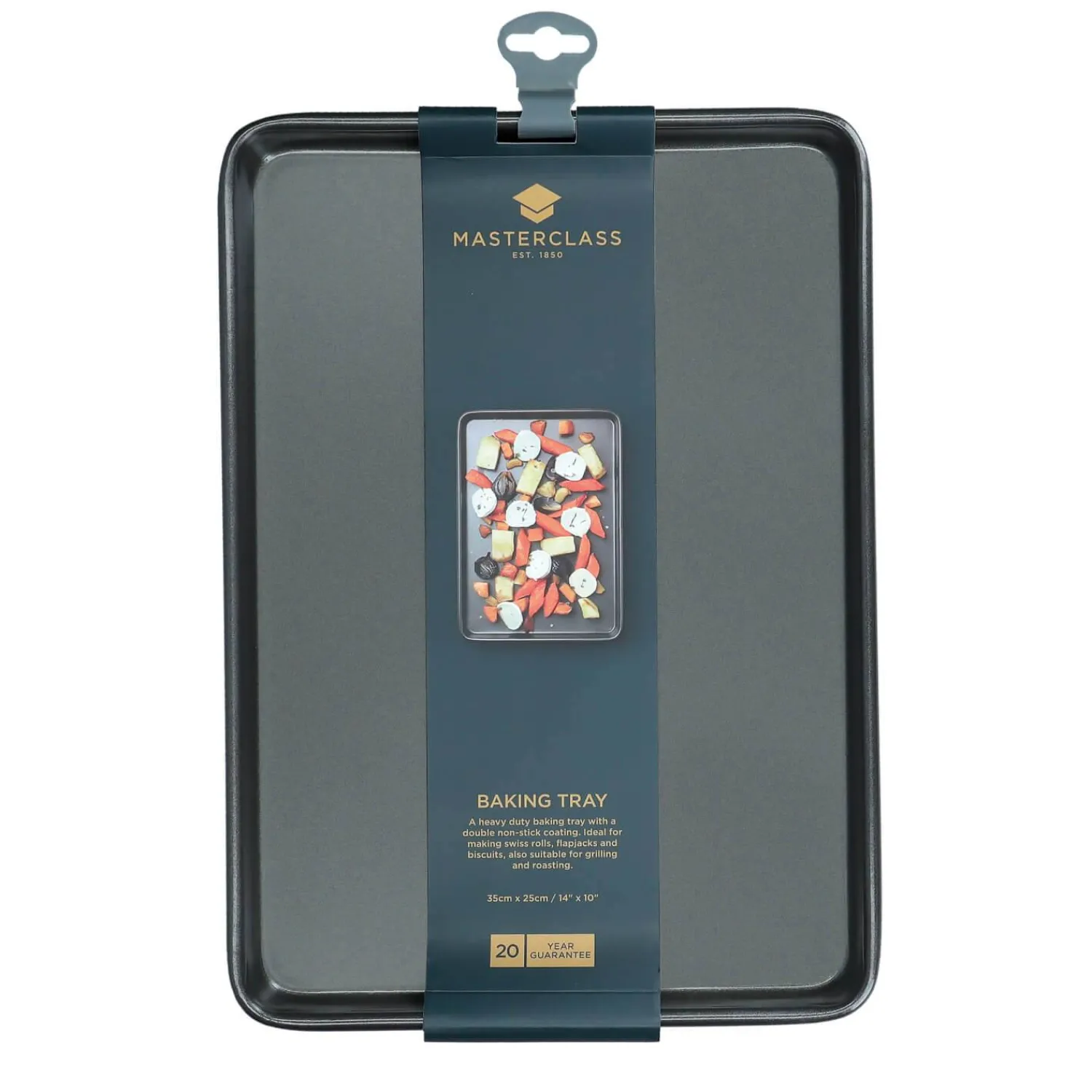 MasterClass Non-Stick Rectangle Baking Tray - 35cm
