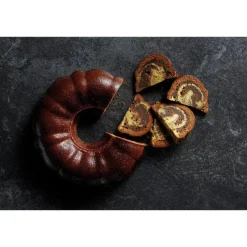 MasterClass Non-Stick Round Fluted Ring Cake Tin - 25cm