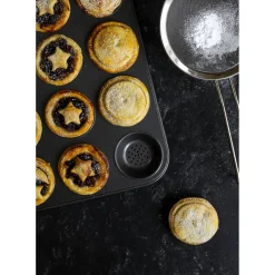 MasterClass Non-Stick Shallow Tin - 12 Hole