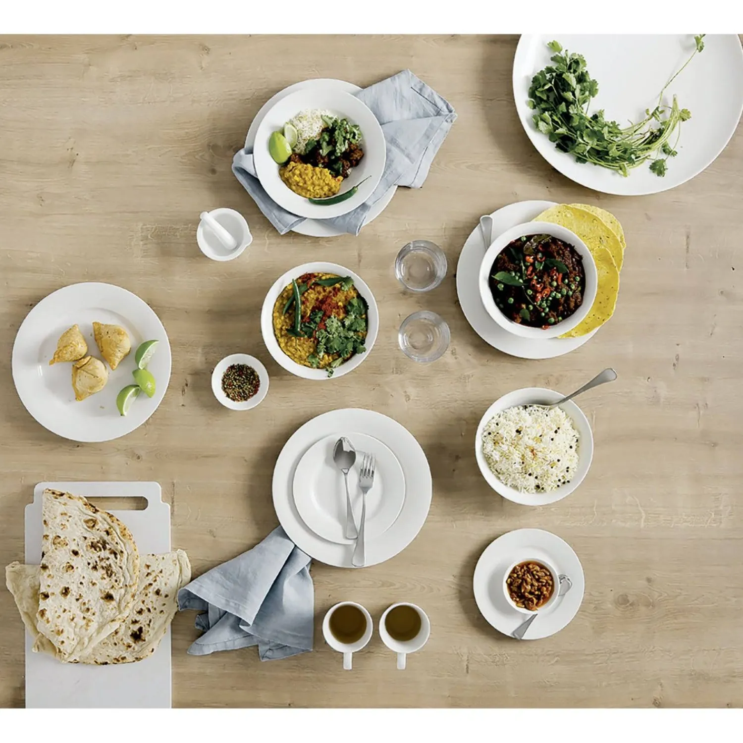 Maxwell u0026 Williams Maxwell & Williams Cashmere Villa Bone China Rim Dinner Set - 12-Piece