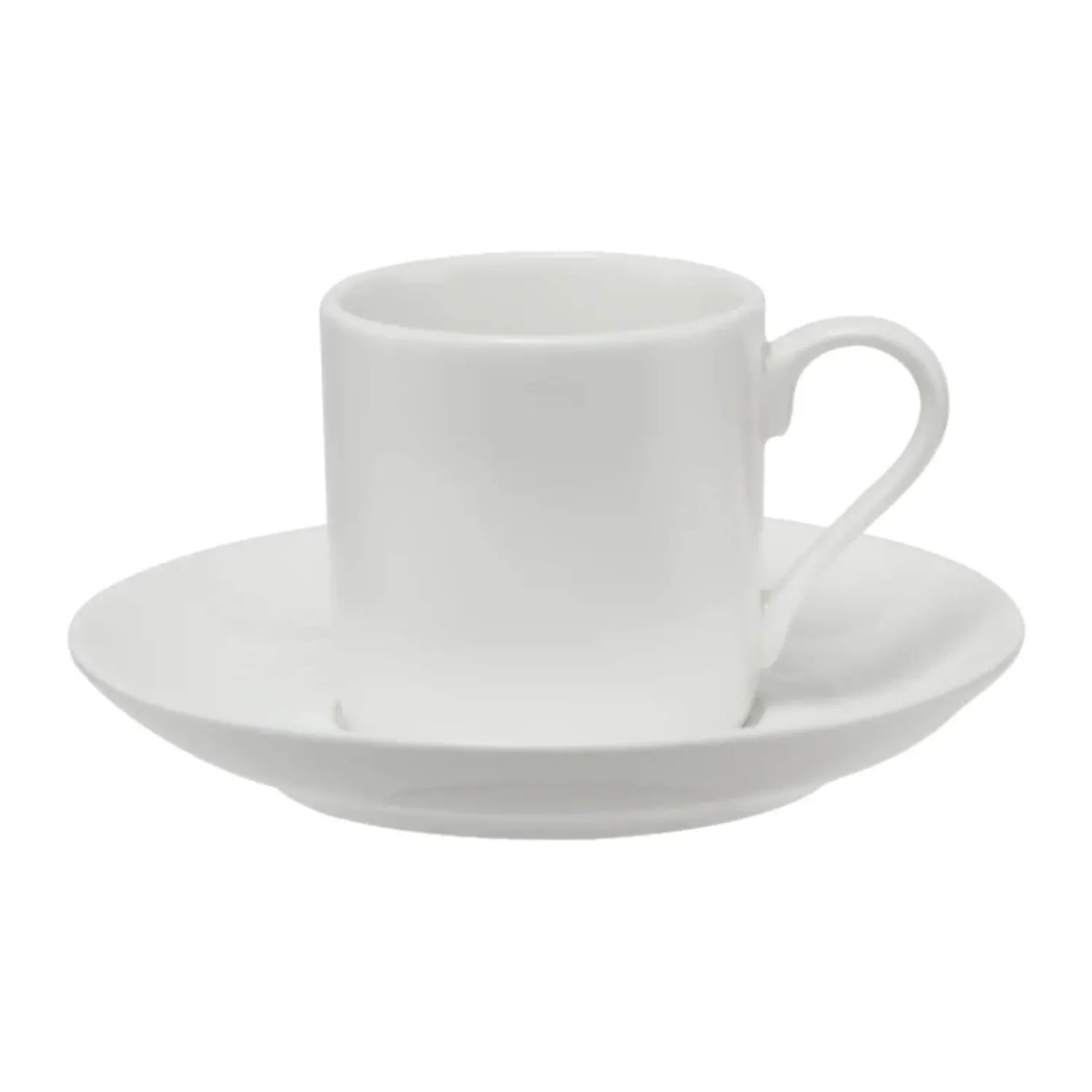 Maxwell u0026 Williams Maxwell & Williams White Basics Straight Demi Cup & Saucer - 100ml