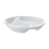 Maxwell u0026 Williams Maxwell & Williams White Basics Round Divided Sauce Dish - 10cm