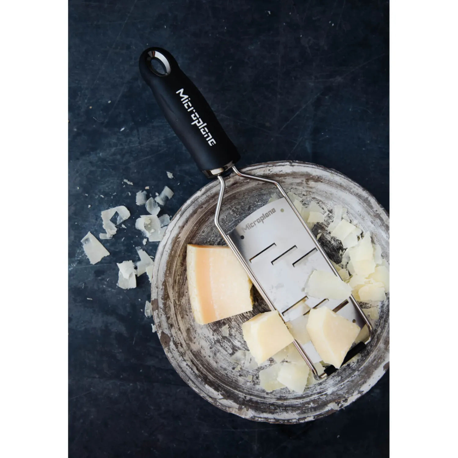 Microplane Gourmet Series Large Cheese Shaver - Black