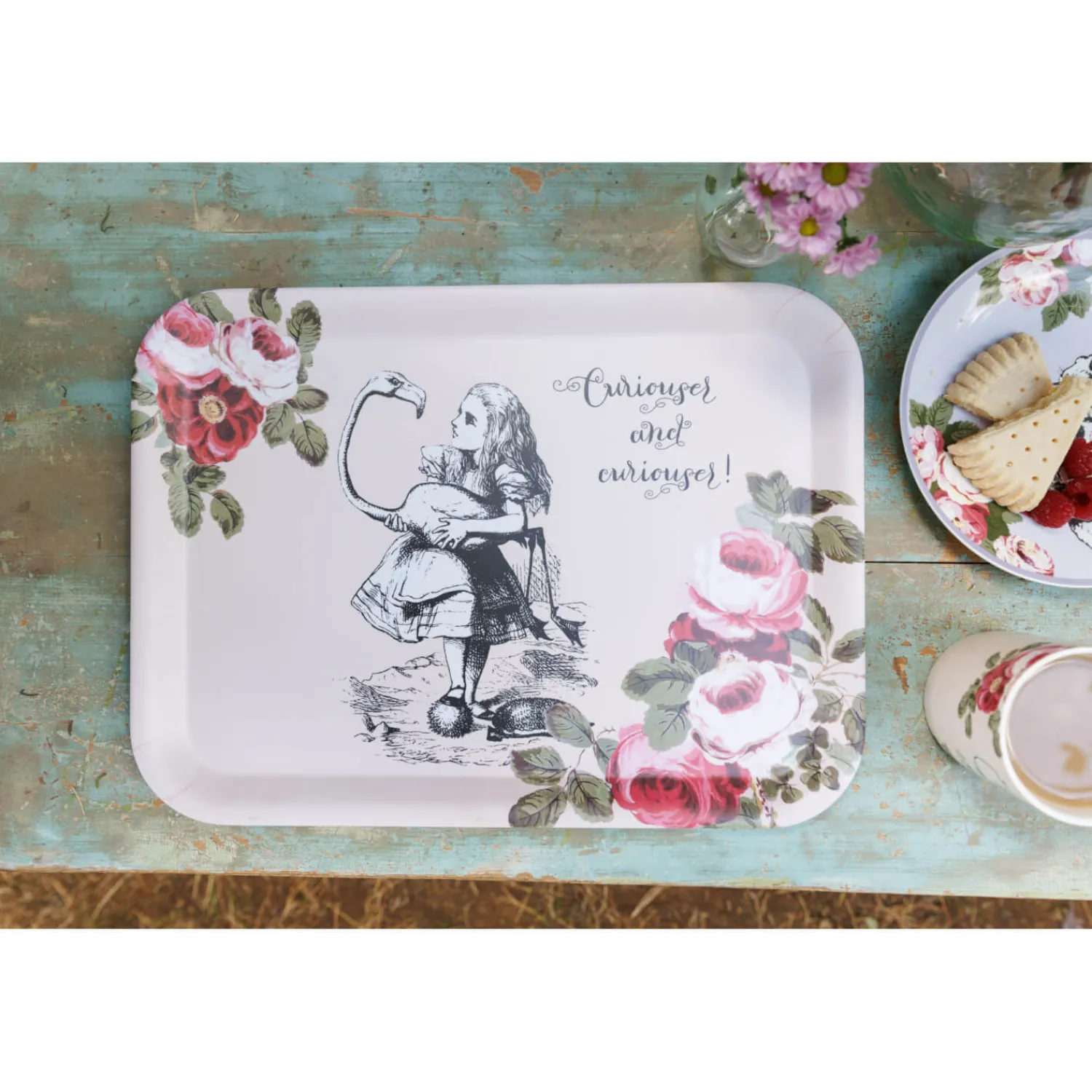 Alice in Wonderland Mikasa V&A Large Melamine Tray
