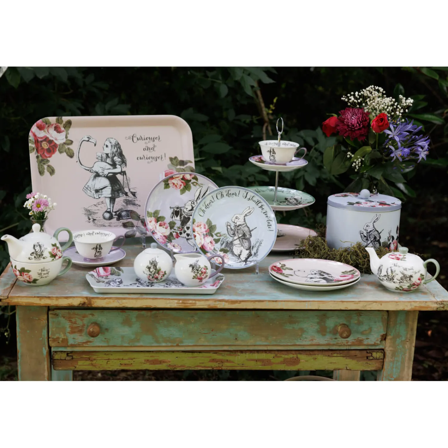 Alice in Wonderland Mikasa V&A Large Melamine Tray