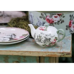 Alice in Wonderland Mikasa V&A Bone China Mini Teapot