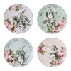 Alice in Wonderland Mikasa V&A Bone China Side Plates - Set Of 4