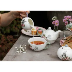 Alice in Wonderland Mikasa V&A Bone China Sugar Bowl & Creamer Set