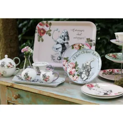 Alice in Wonderland Mikasa V&A Bone China Sugar Bowl & Creamer Set
