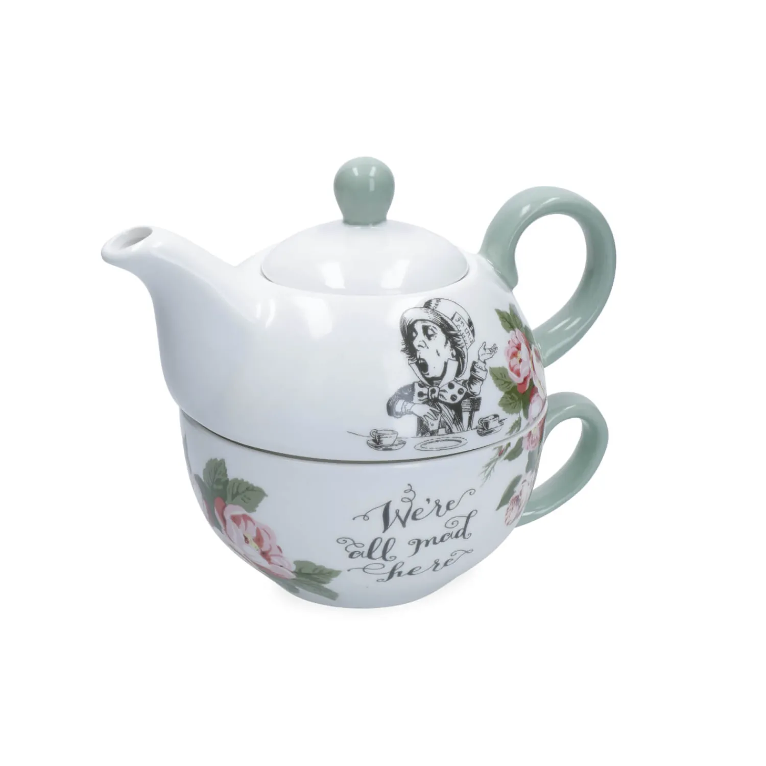 Alice in Wonderland Mikasa V&A Bone China Tea For One Teapot