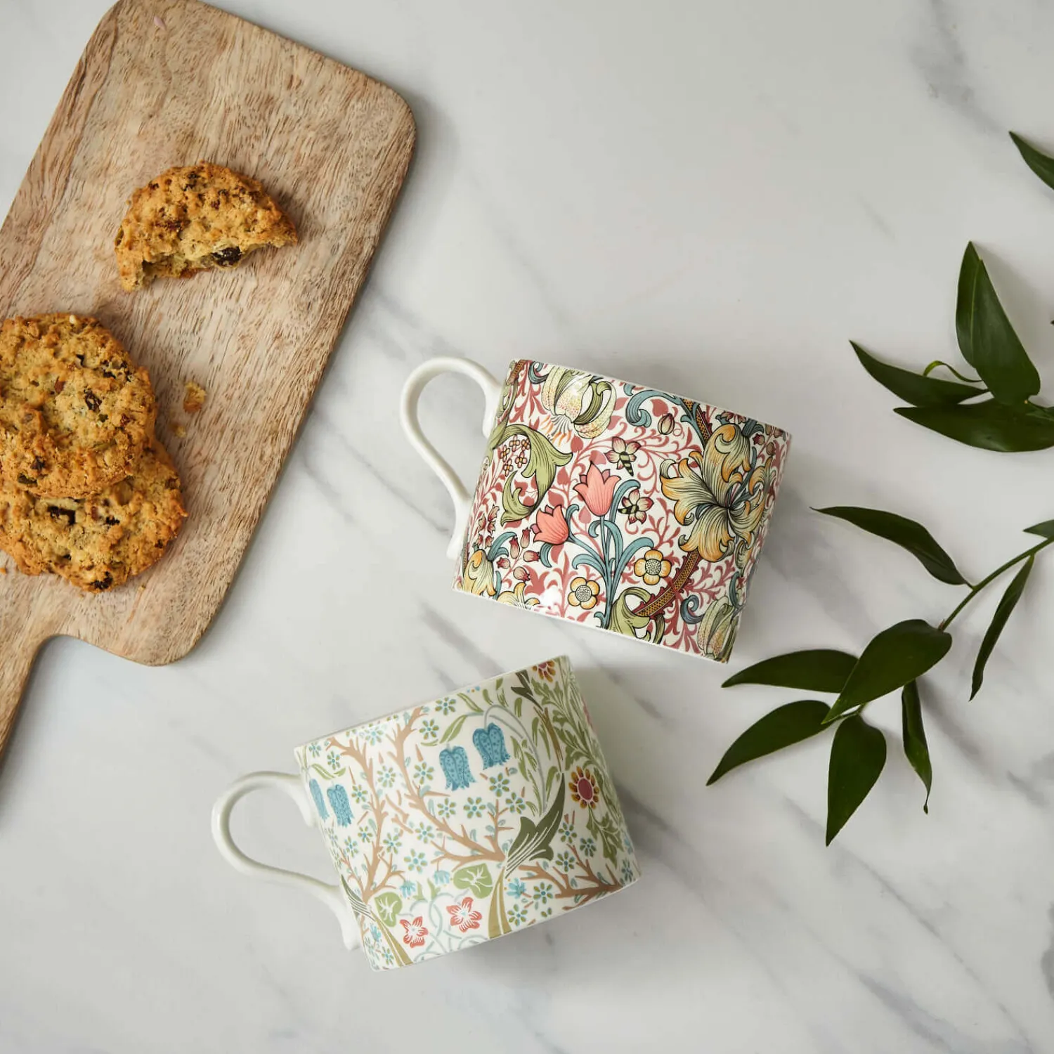 Morris u0026 Co Morris & Co 2 Piece 340ml Porcelain Mug Set - Blackthorn & Lily