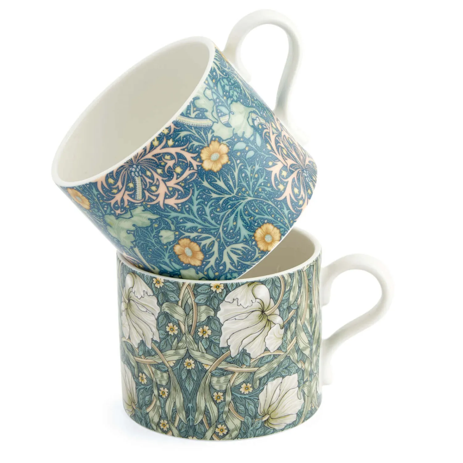 Morris u0026 Co Morris & Co 2 Piece 340ml Porcelain Mug Set - Seaweed & Pimpernel