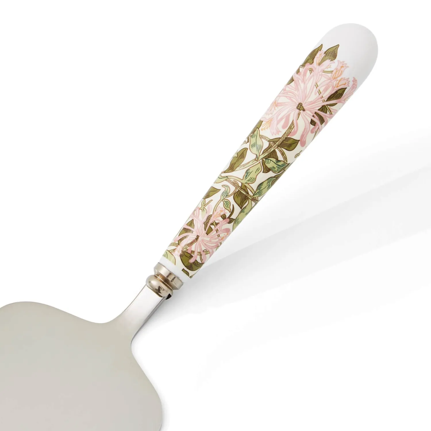 Morris u0026 Co Morris & Co Cake Slice With Porcelain Handle - Honeysuckle