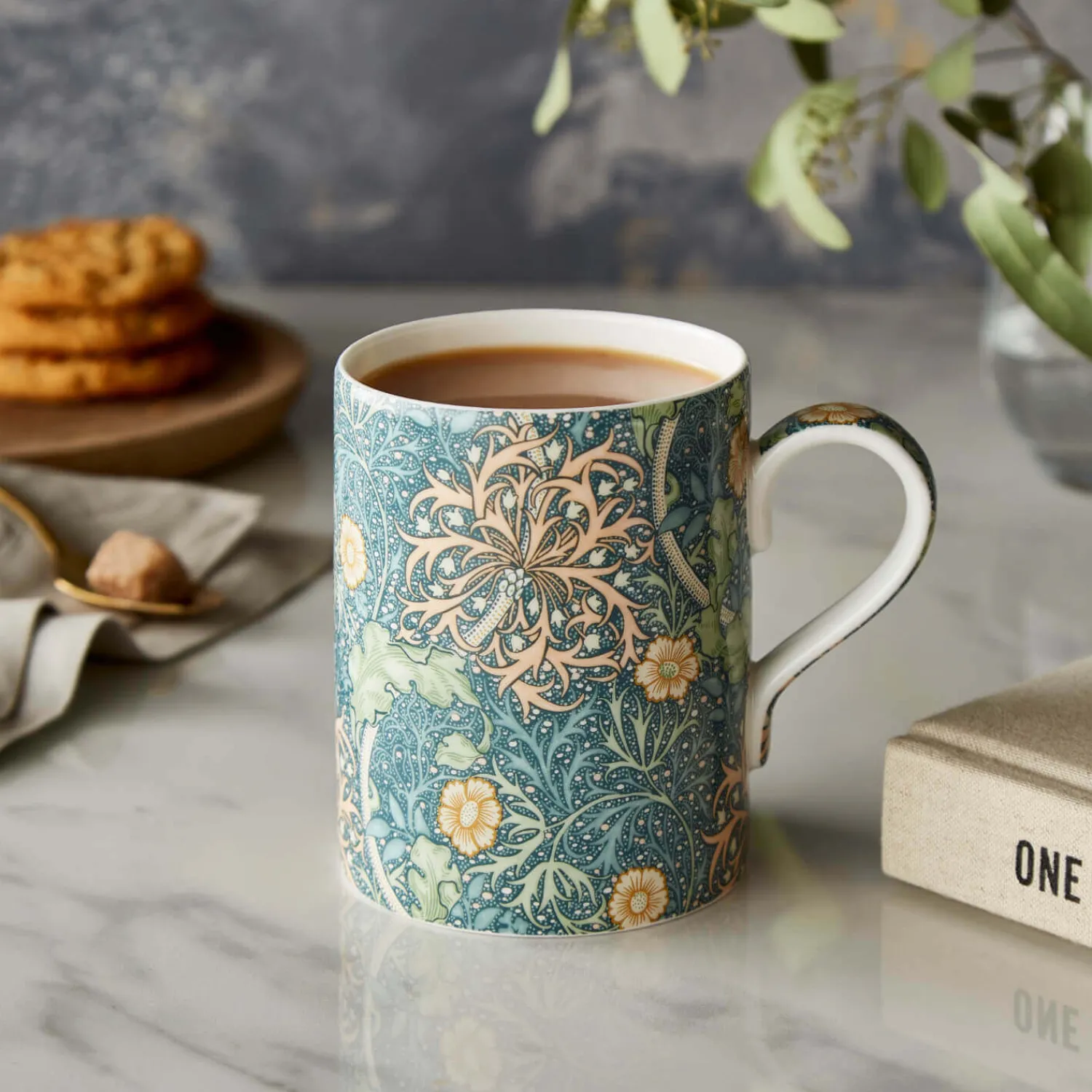 Morris u0026 Co Morris & Co 340ml Porcelain Mug - Seaweed
