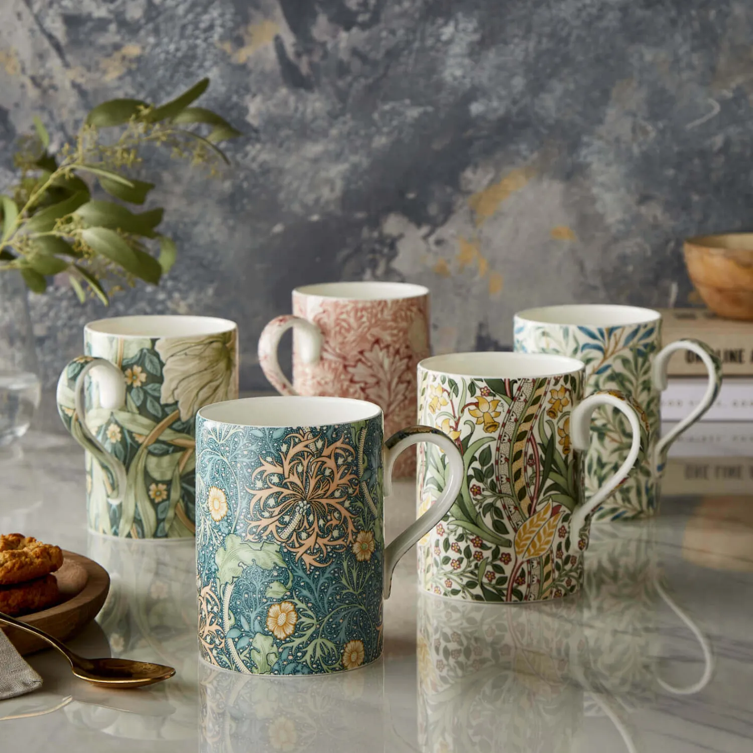 Morris u0026 Co Morris & Co 340ml Porcelain Mug - Seaweed