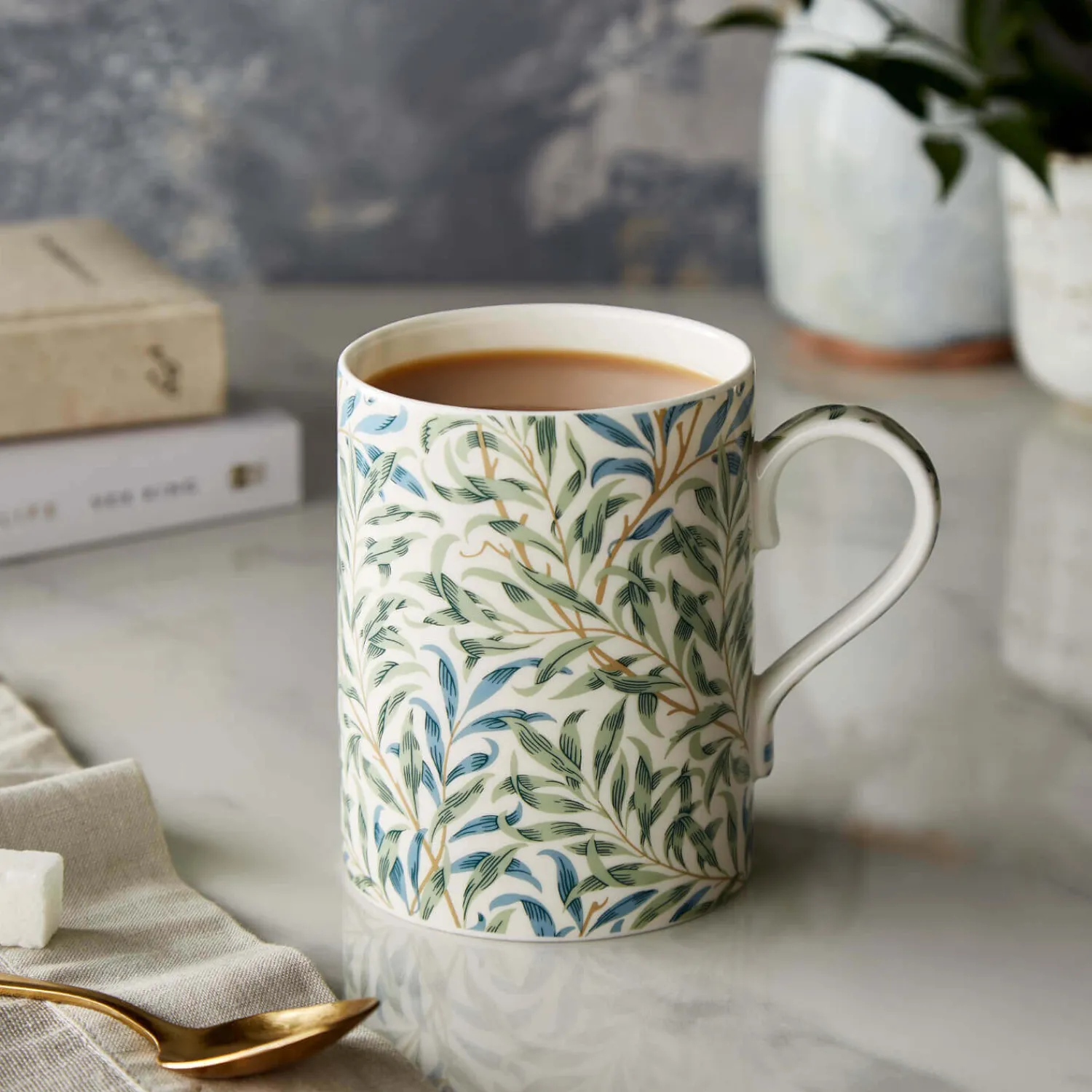 Morris u0026 Co Morris & Co 340ml Porcelain Mug - Willow Bough
