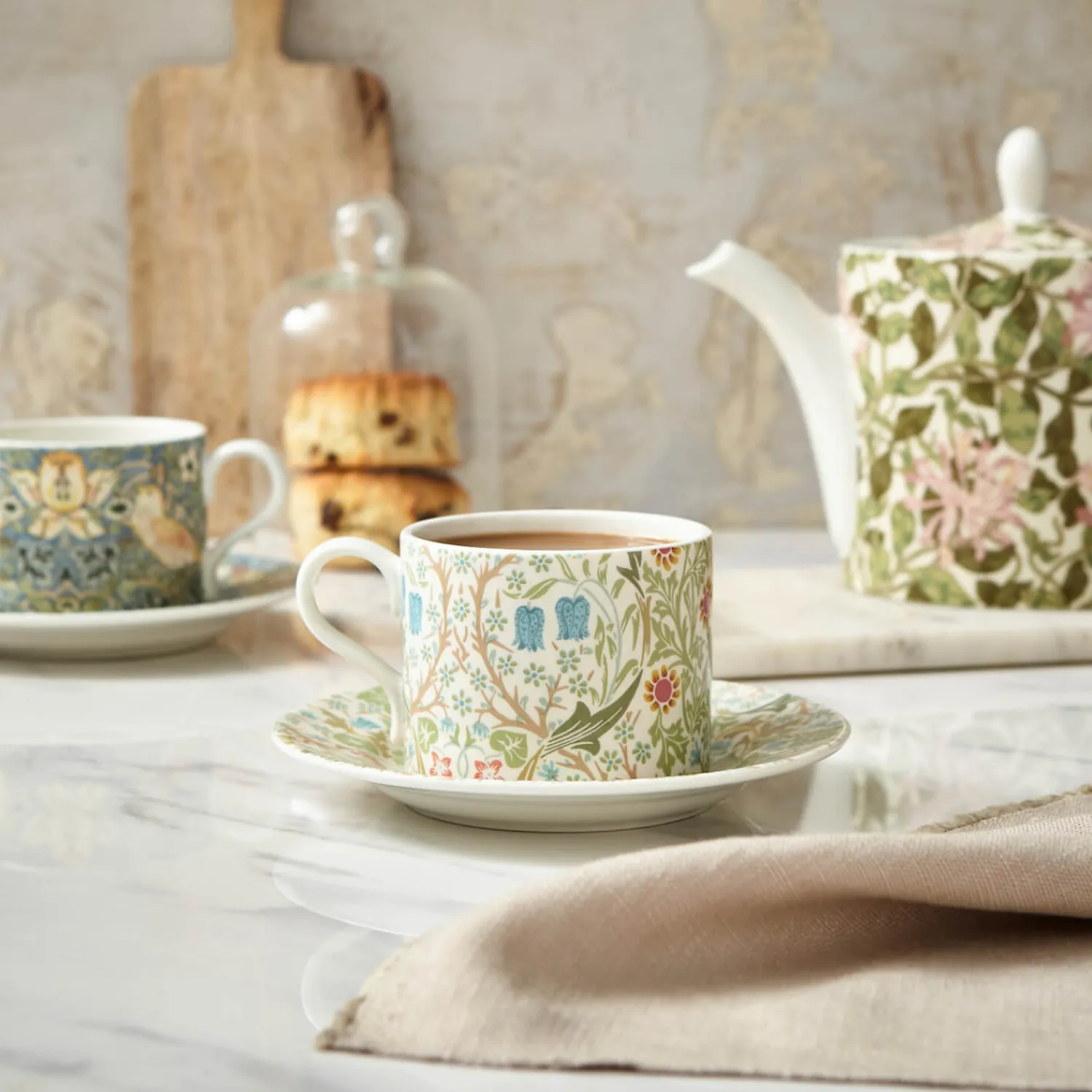 Morris u0026 Co Morris & Co Porcelain Tea Cup & Saucer - Blackthorn