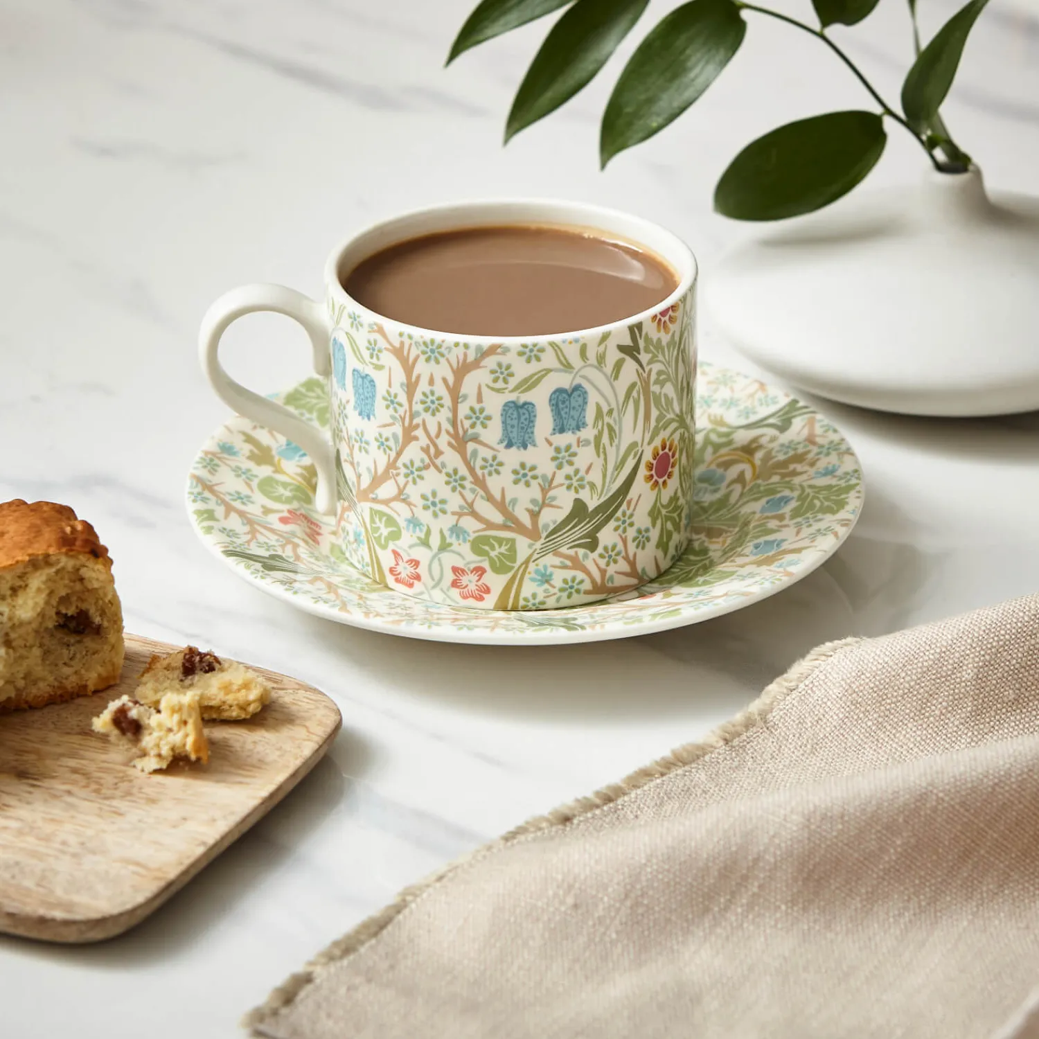 Morris u0026 Co Morris & Co Porcelain Tea Cup & Saucer - Blackthorn