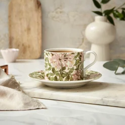 Morris u0026 Co Morris & Co Porcelain Tea Cup & Saucer - Honeysuckle