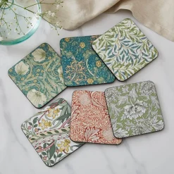 Morris u0026 Co Morris & Co Set of 6 Coasters - Assorted
