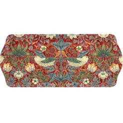 Morris u0026 Co Morris & Co Strawberry Thief Sandwich Tray - Red
