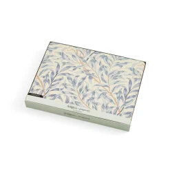 Morris u0026 Co Morris & Co Willow Bough Set Of Six Placemats - Blue
